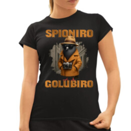 Spioniro Golubiro - Italian Brainrot   - dámské tričko s potiskem