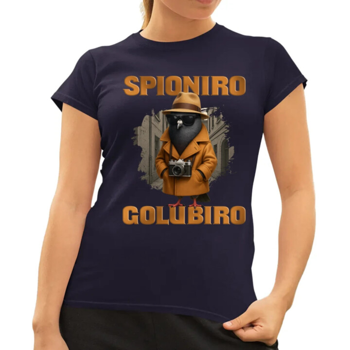 Spioniro Golubiro - Italian Brainrot   - dámské tričko s potiskem