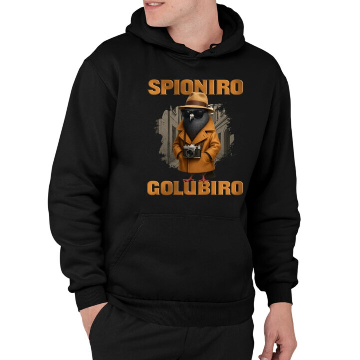 Spioniro Golubiro - Italian Brainrot  - pánská mikina s potiskem