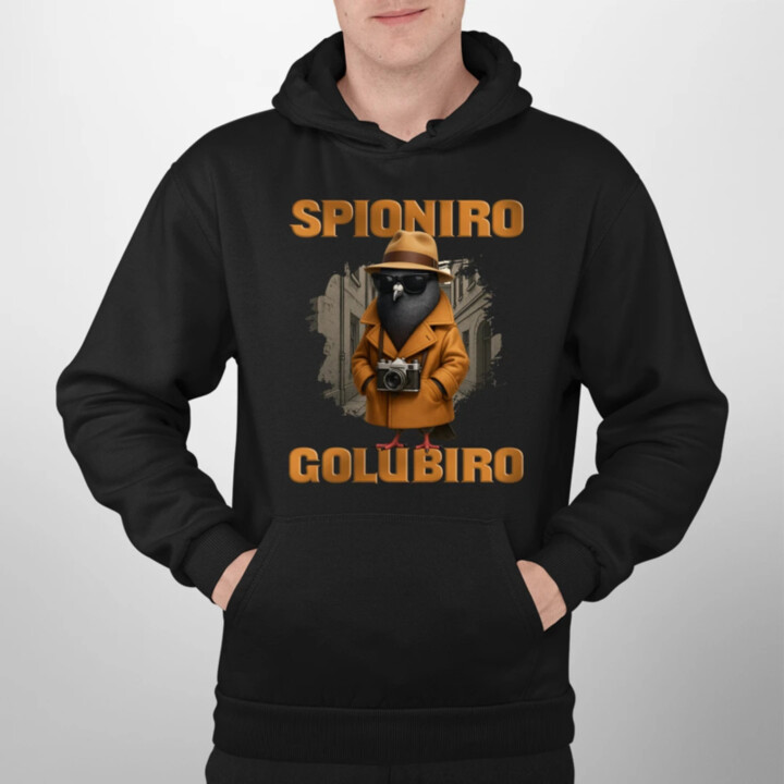 Spioniro Golubiro - Italian Brainrot  - pánská mikina s potiskem