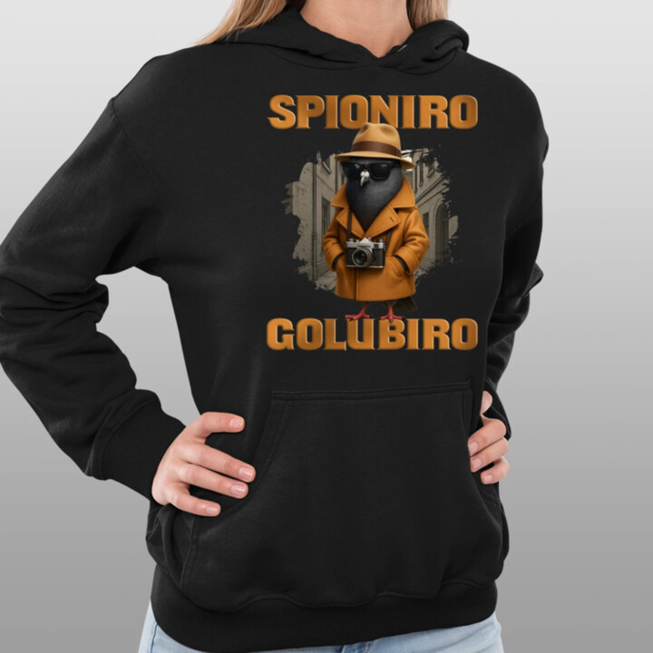 Spioniro Golubiro - Italian Brainrot  - dámská mikina s potiskem