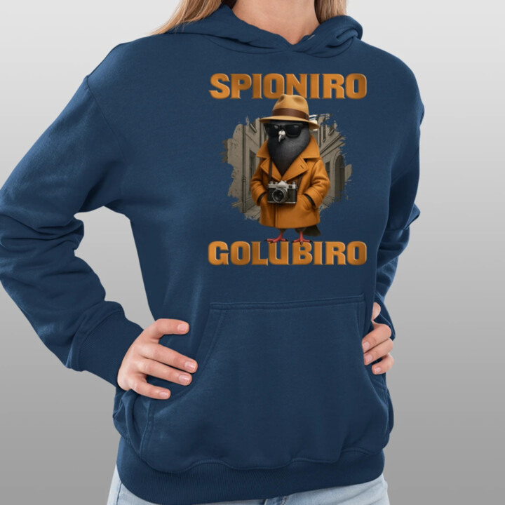 Spioniro Golubiro - Italian Brainrot  - dámská mikina s potiskem