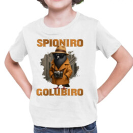 Spioniro Golubiro - Italian Brainrot  - dětské tričko s potiskem