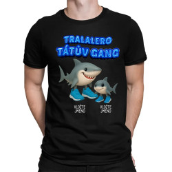 Tralalero Tátův Gang - jedno dítě - Italian brainrot - pánské tričko s potiskem