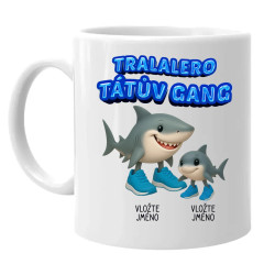 Tralalero Tátův Gang - jedno dítě - Italian brainrot - hrnek s potiskem
