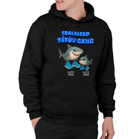 Tralalero Tátův Gang - jedno dítě - Italian brainrot - pánská mikina s potiskem