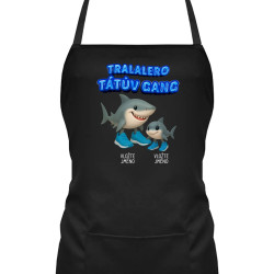 Tralalero Tátův Gang - jedno dítě - Italian brainrot - zástěra s potiskem