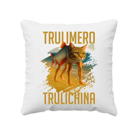 Trulimero trulichina- Italian brainrot - polštář s potiskem