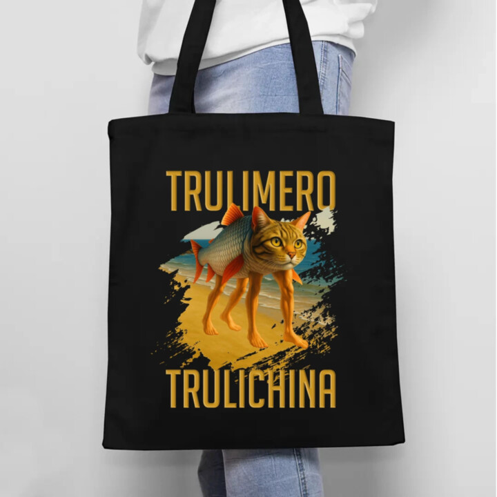 Trulimero trulichina- Italian brainrot - taška s potiskem