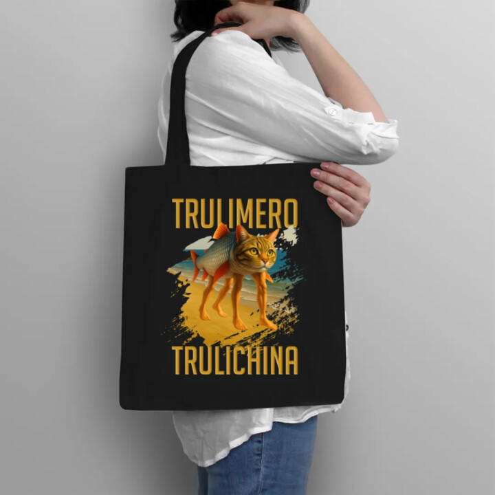 Trulimero trulichina- Italian brainrot - taška s potiskem