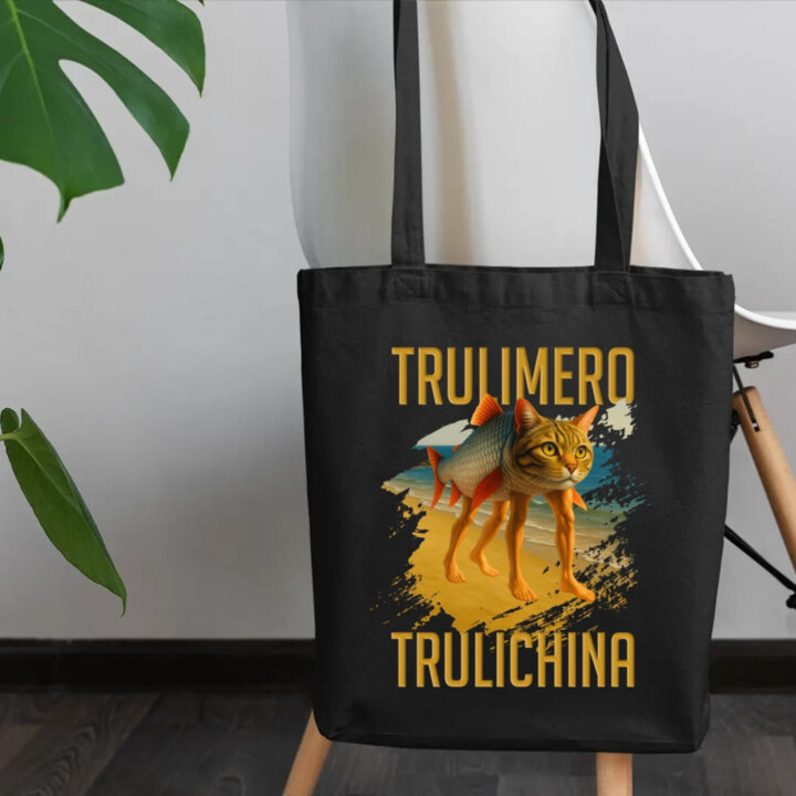 Trulimero trulichina- Italian brainrot - taška s potiskem