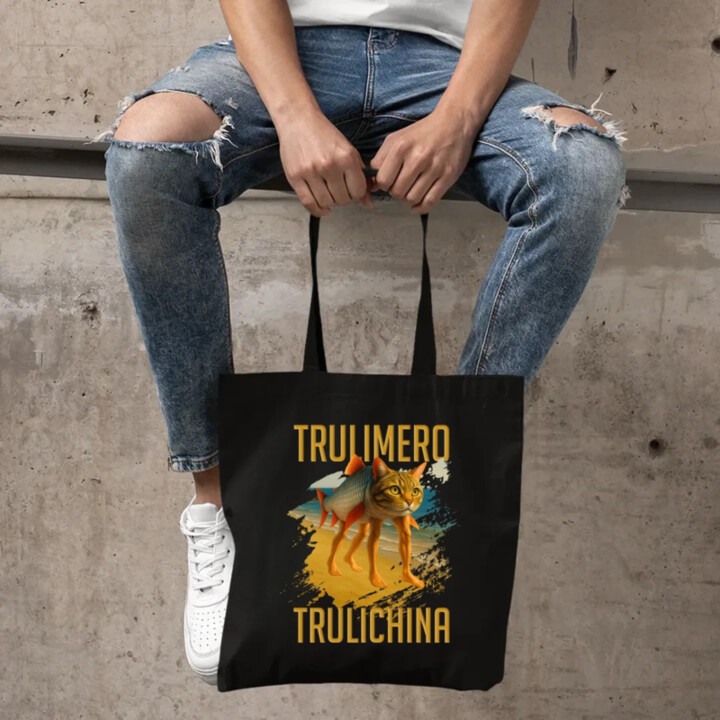Trulimero trulichina- Italian brainrot - taška s potiskem