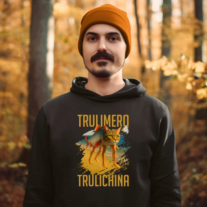 Trulimero trulichina- Italian brainrot - pánská mikina s potiskem