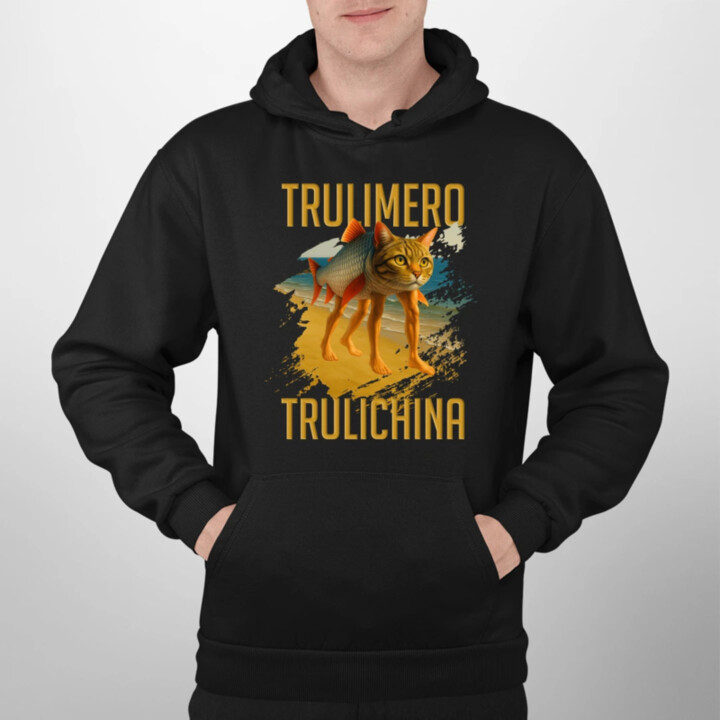 Trulimero trulichina- Italian brainrot - pánská mikina s potiskem