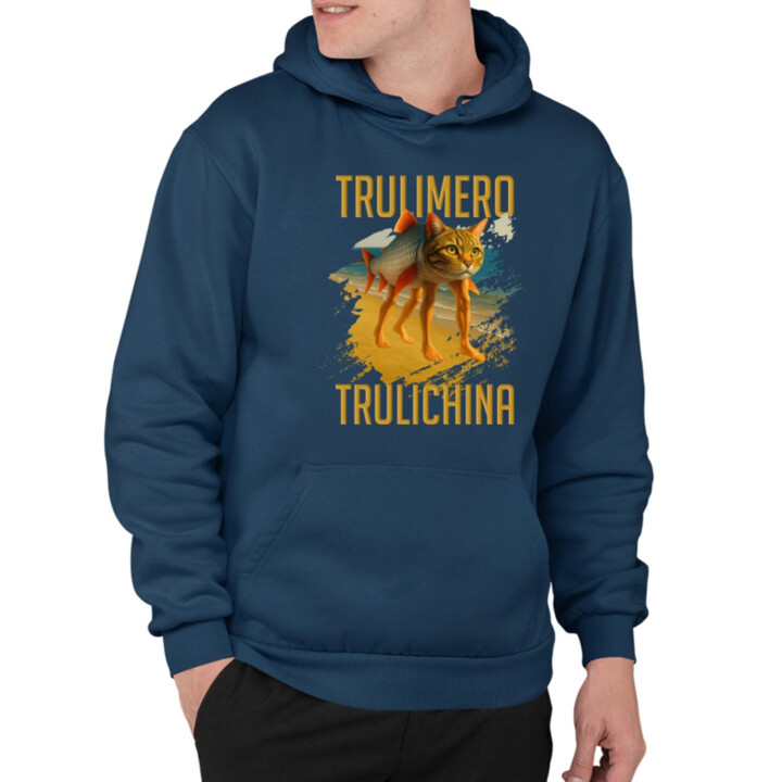 Trulimero trulichina- Italian brainrot - pánská mikina s potiskem