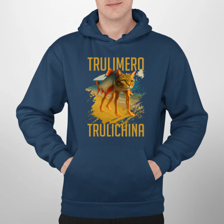 Trulimero trulichina- Italian brainrot - pánská mikina s potiskem