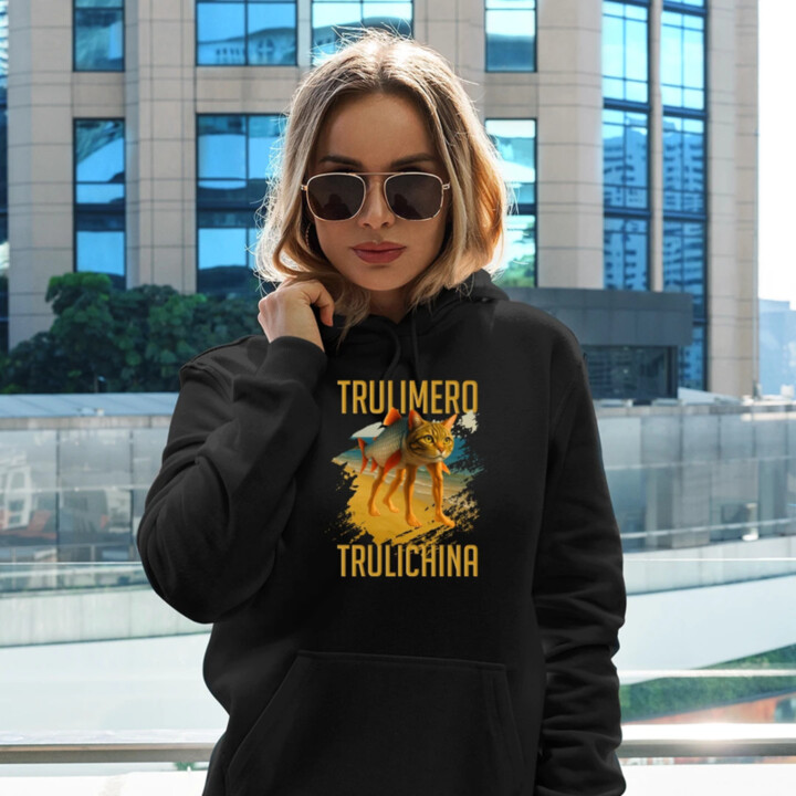 Trulimero trulichina- Italian brainrot - dámská mikina s potiskem