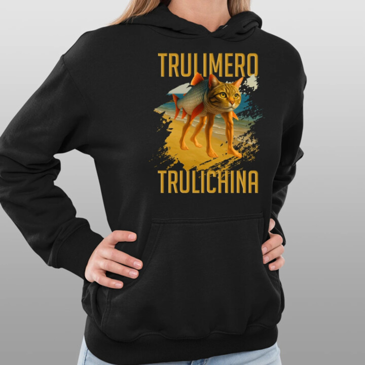 Trulimero trulichina- Italian brainrot - dámská mikina s potiskem