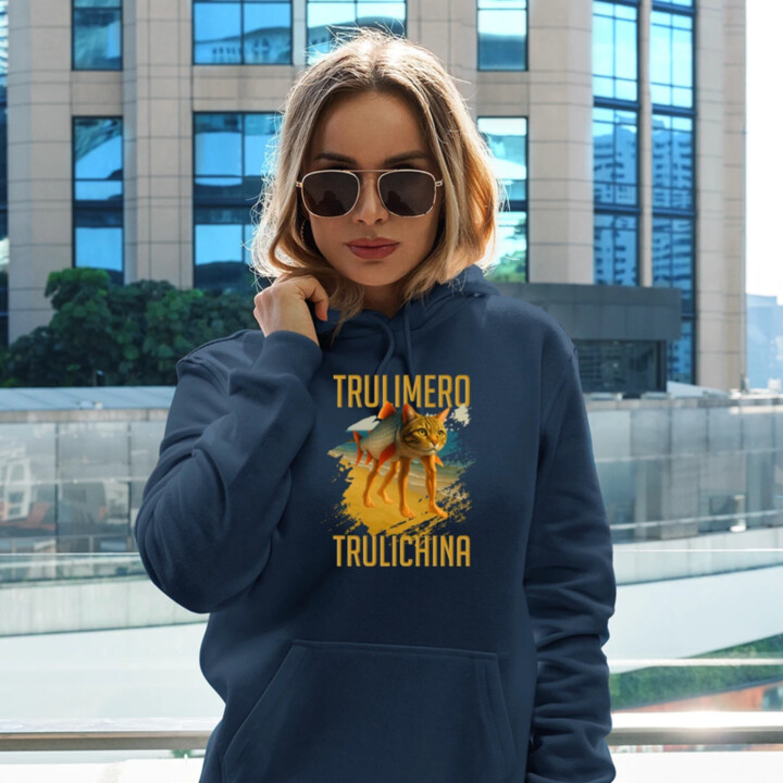 Trulimero trulichina- Italian brainrot - dámská mikina s potiskem