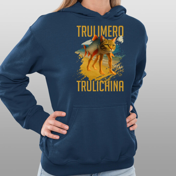 Trulimero trulichina- Italian brainrot - dámská mikina s potiskem