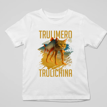 Trulimero trulichina- Italian brainrot - dětské tričko s potiskem