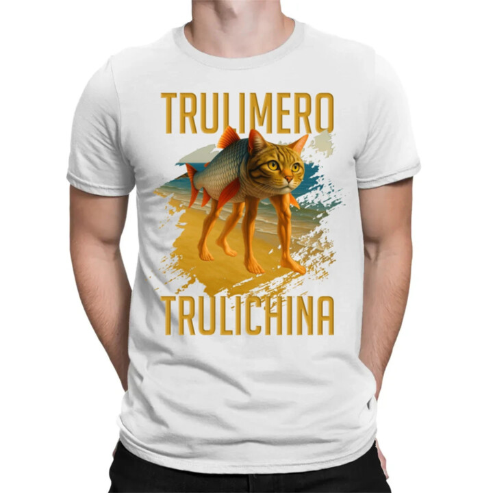 Trulimero trulichina- Italian brainrot - pánské tričko s potiskem