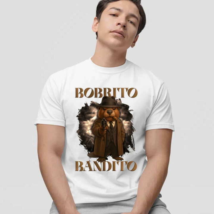 Bobrito Bandito V2 - Italian Brainrot - pánské tričko s potiskem