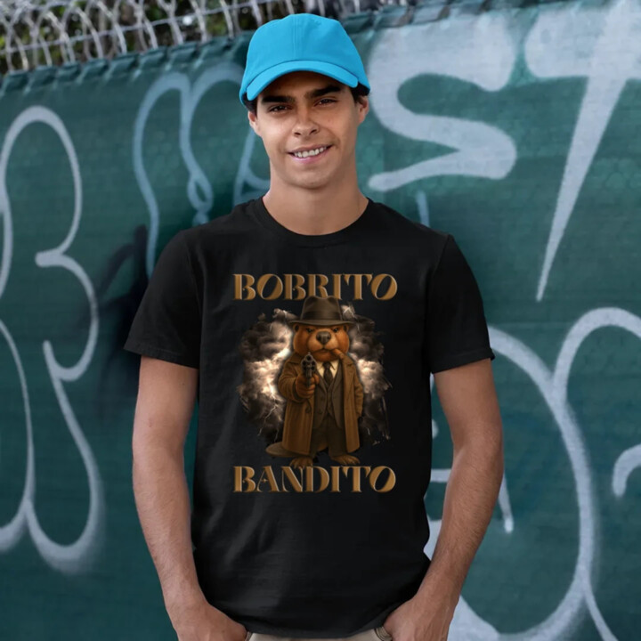 Bobrito Bandito V2 - Italian Brainrot - pánské tričko s potiskem