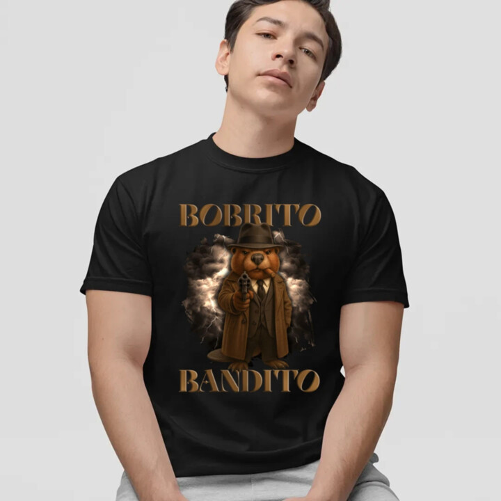 Bobrito Bandito V2 - Italian Brainrot - pánské tričko s potiskem