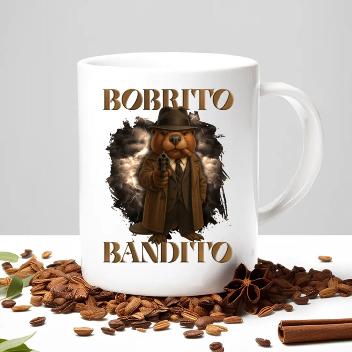 Bobrito Bandito V2 - Italian Brainrot - hrnek s potiskem