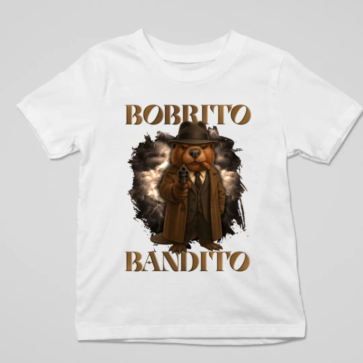 Bobrito Bandito V2 - Italian Brainrot - dětské tričko s potiskem