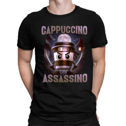 Cappuccino Assassino V2 - Italian Brainrot - pánské tričko s potiskem