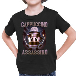 Cappuccino Assassino V2 - Italian Brainrot - dětské tričko s potiskem