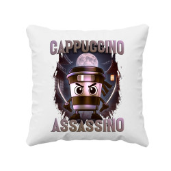 Cappuccino Assassino V2 - Italian Brainrot - polštář s potiskem