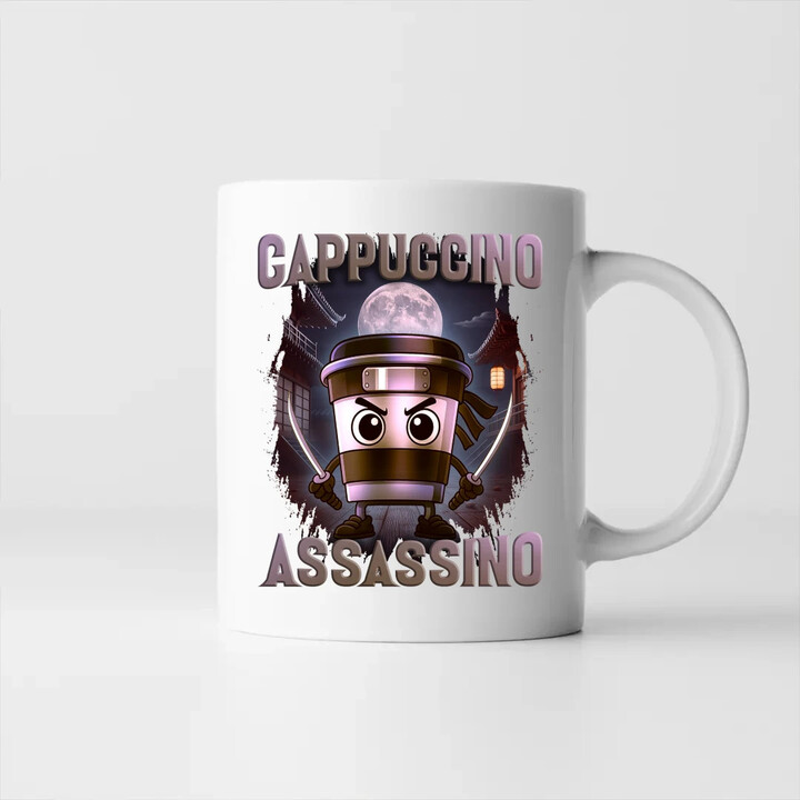 Cappuccino Assassino V2 - Italian Brainrot - hrnek s potiskem
