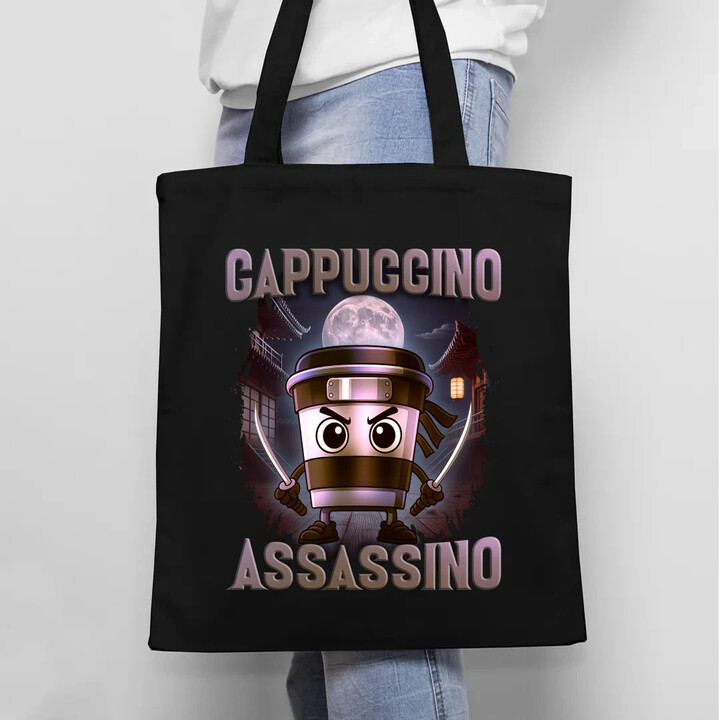Cappuccino Assassino V2 - Italian Brainrot - taška s potiskem