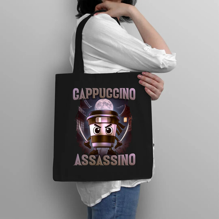 Cappuccino Assassino V2 - Italian Brainrot - taška s potiskem