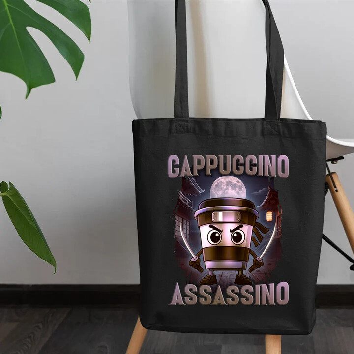 Cappuccino Assassino V2 - Italian Brainrot - taška s potiskem