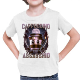 Cappuccino Assassino V2 - Italian Brainrot - dětské tričko s potiskem