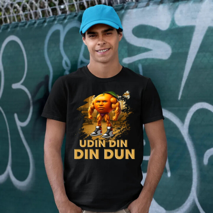 Udin din din dun - Italian brainrot - pánské tričko s potiskem