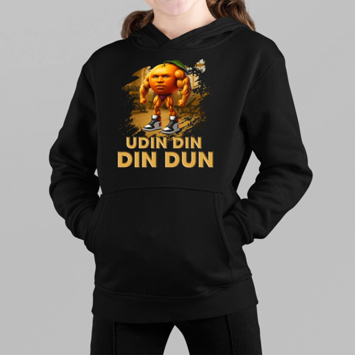 Udin din din dun - Italian brainrot - dětská mikina s kapucí