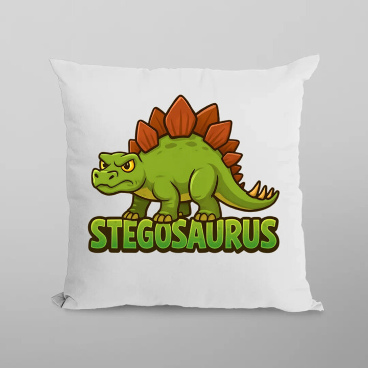 Stegosaurus - dinosauři - polštář s potiskem