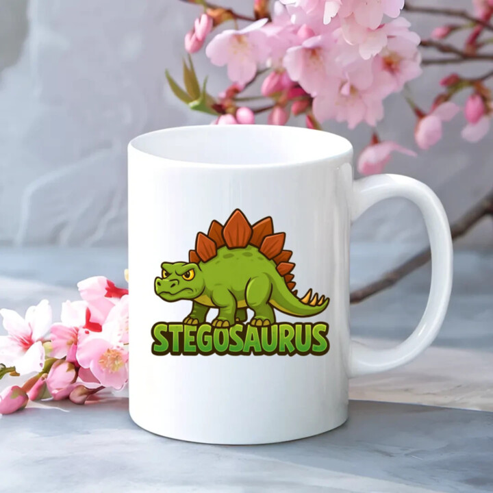 Stegosaurus - dinosauři - hrnek s potiskem