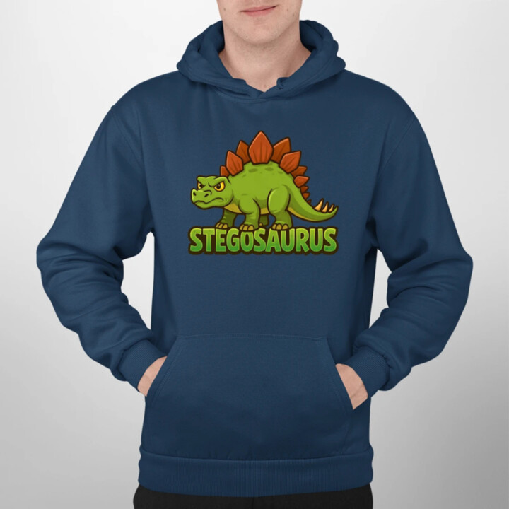 Stegosaurus - dinosauři - pánská mikina s potiskem