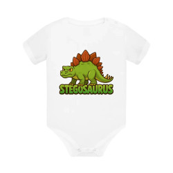 Stegosaurus - dinosauři - dětské body s potiskem