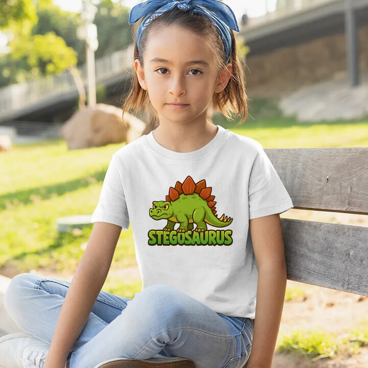 Stegosaurus - dinosauři - dětské tričko s potiskem
