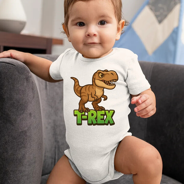 T-Rex Dinosauři - dětské body s potiskem