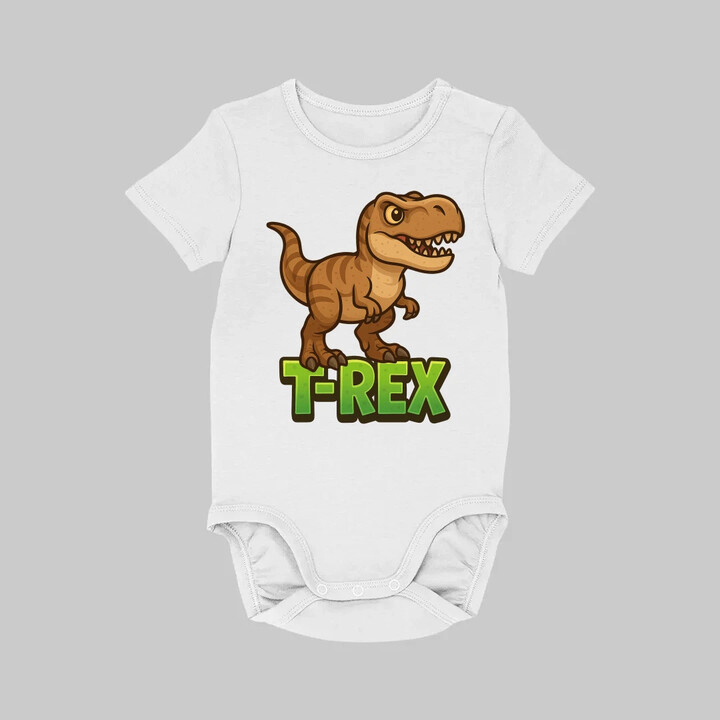 T-Rex Dinosauři - dětské body s potiskem