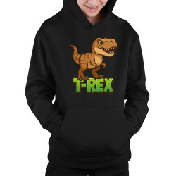 T-Rex Dinosauři - dětská mikina s kapucí