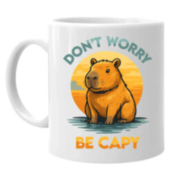 Don't worry, be capy - hrnek s potiskem